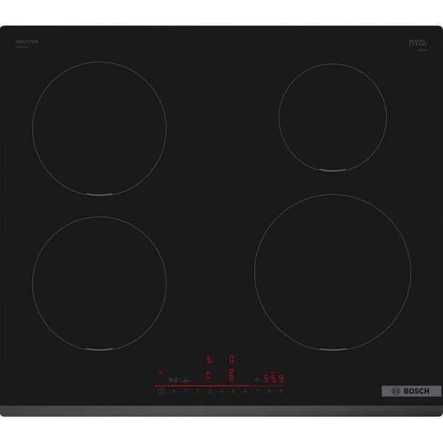 Bosch Serie 6 PIE631HB1E hob Black Built-in 60 cm Zone induction hob 4 zone(s)