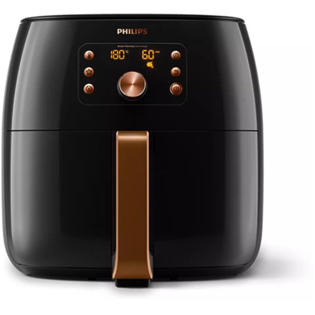 Philips HD9867/90 fryer Single 2200 W Hot air fryer Black, Copper