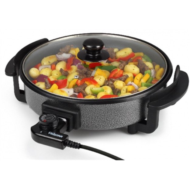 Tristar | Multifunctional grill pan | PZ-2963 | Diameter 30 cm | Black | Fixed handle