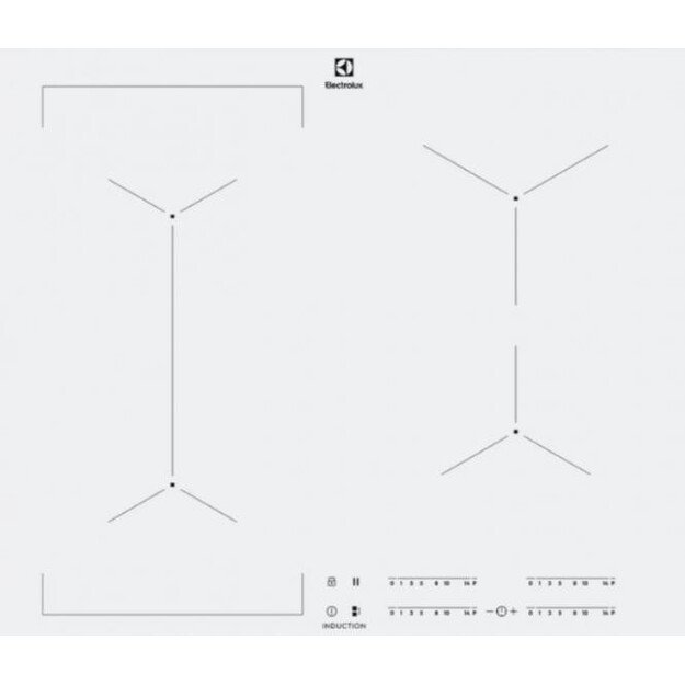 Electrolux EIV63440BW White Built-in Zone induction hob 4 zone(s)