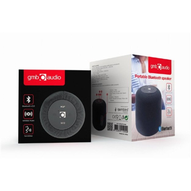 Gembird SPK-BT-15-BK portable speaker 5 W Mono portable speaker Black