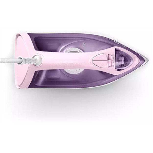 Philips 3000 series DST3020/30 iron Steam iron Ceramic soleplate 2200 W Pink, Purple