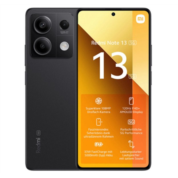 Smarphone Xiaomi Redmi Note 13 5G DS 8/256GB Greaphite Black