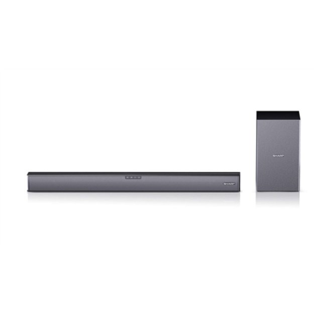 Sharp | HT-SBW182 2.1 Slim Soundbar | Black | No | AUX in | Bluetooth | HDMI