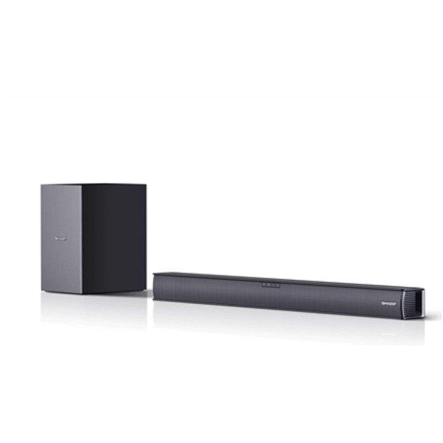 Sharp | HT-SBW182 2.1 Slim Soundbar | Black | No | AUX in | Bluetooth | HDMI