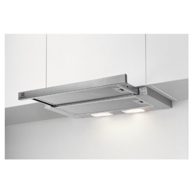 Electrolux LFP326S cooker hood Semi built-in (pull out) Grey 410 m3/h C