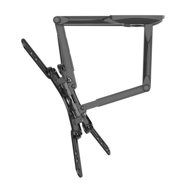 Gembird | Wall mount | WM-60ST-01 | Tilt, swivel, rotate | 32-60   | Maximum weight (capacity) 36.4 kg | Black