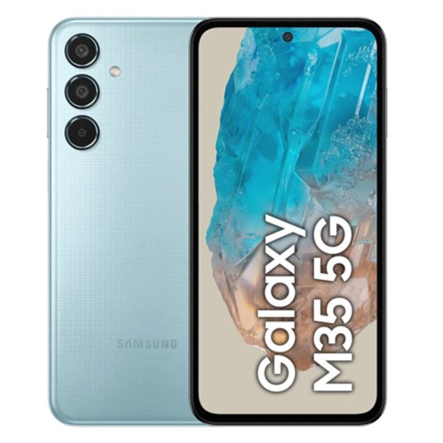 Samsung Galaxy | M35 (M356) | Light Blue | 6.6   | Super AMOLED | 1080 x 2340 pixels | Exynos | Internal RAM 6 GB | 128 GB | Dua