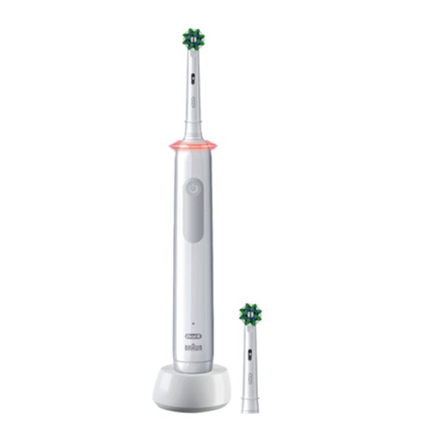 Oral-B Electric Toothbrush | Pro 3 3000 Cross Action | Rechargeable | For adults | Number of brush heads included 2 | Number of