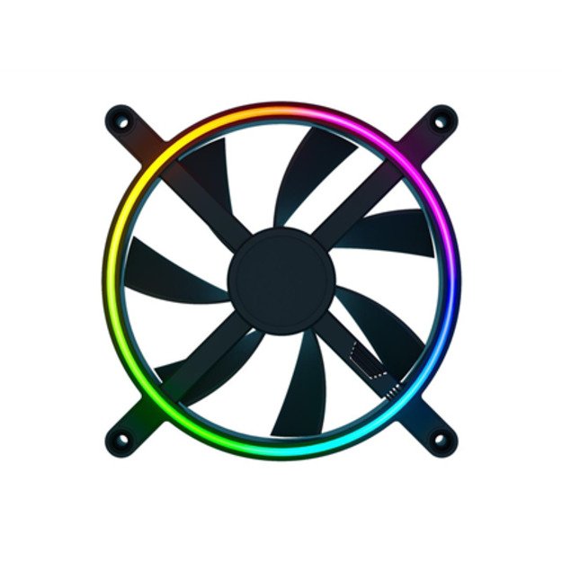 Razer | Kunai Chroma RGB 140mm LED | PWM Performance Fan - 3 Pack | Hydraulic​