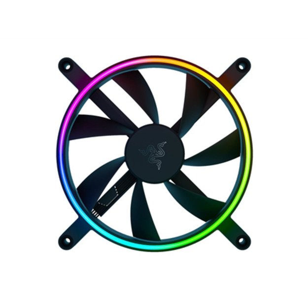 Razer | Kunai Chroma RGB 140mm LED | PWM Performance Fan - 3 Pack | Hydraulic​