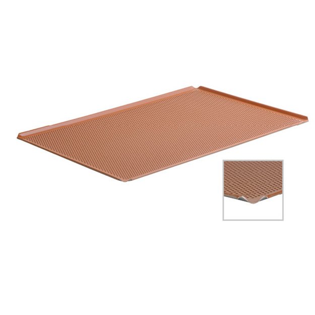 Perforated baking tray  Al, silicone coated