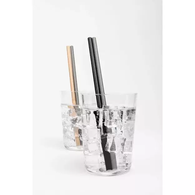 BAREQ Juodi vamzdeliai 8x210 mm (100 vnt.)