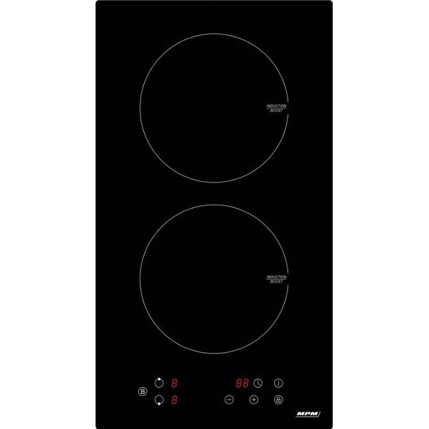 MPM 30-IM-06 Black Countertop 52 cm Zone induction hob 2 zone(s)