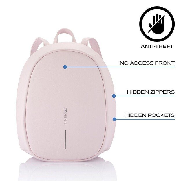 XD DESIGN ANTI-THEFT BACKPACK BOBBY ELLE FASHION PINK P/N: P705.224