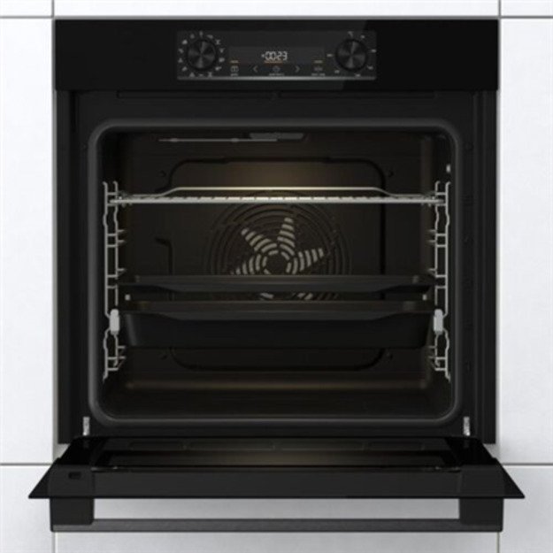 Gorenje | Oven | BOS6737E06FBG | 77 L | Multifunctional | EcoClean | Mechanical control | Steam function | Convection | Height 5