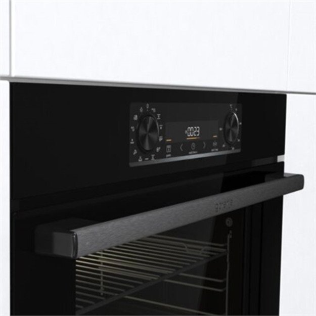 Gorenje | Oven | BOS6737E06FBG | 77 L | Multifunctional | EcoClean | Mechanical control | Steam function | Convection | Height 5