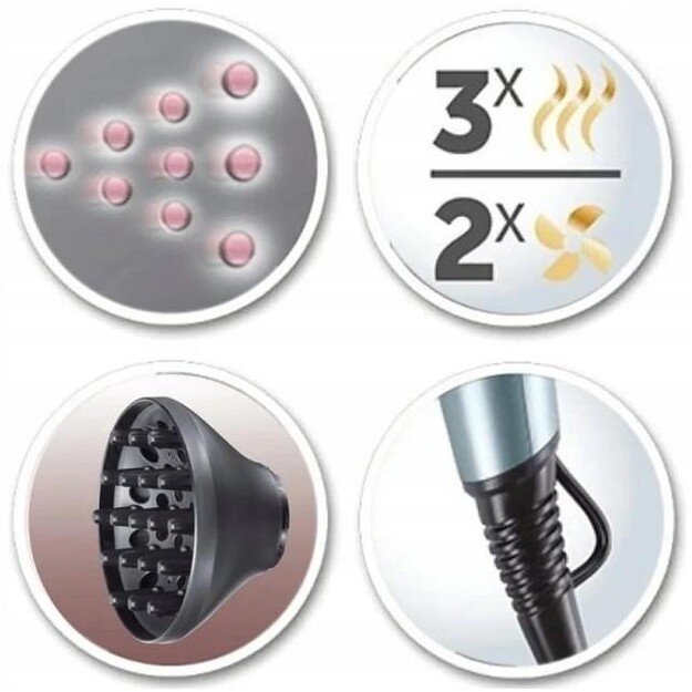 Plaukų džiovintuvas REMINGTON D3190S 2