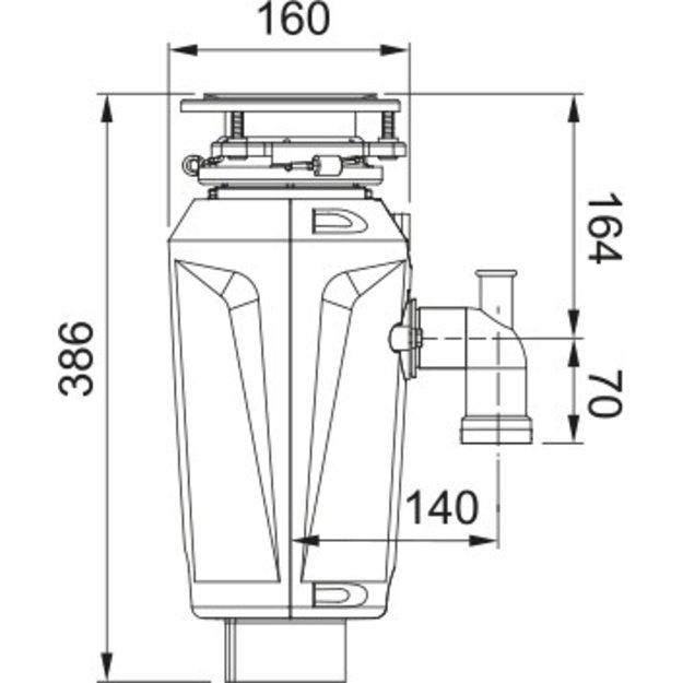 FRANKE SLIM 75 (3/4 HP), 134.0715.096