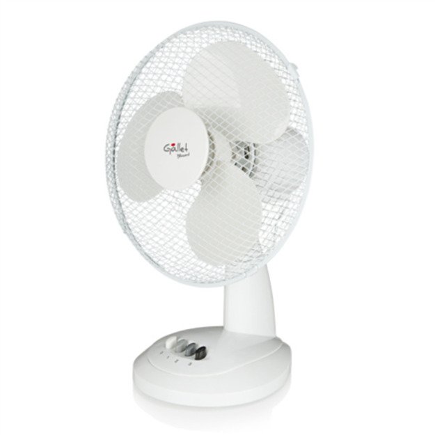 Gallet | VEN9 | Desk Fan | White | Diameter 23 cm | Number of speeds 2 | Oscillation | 23 W