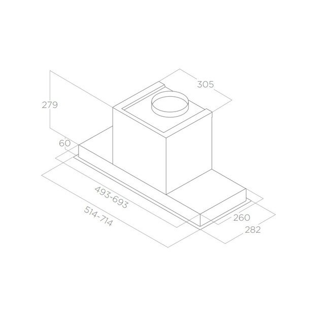 ELICA [PRF0095073A] HIDDEN 2.0 IX/A/90 3
