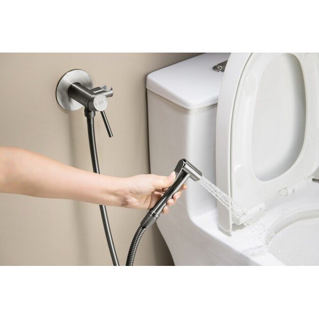 Blue Water potinkinis bidė maišytuvas Boston grafito spalvos BOS-BBP.040 1