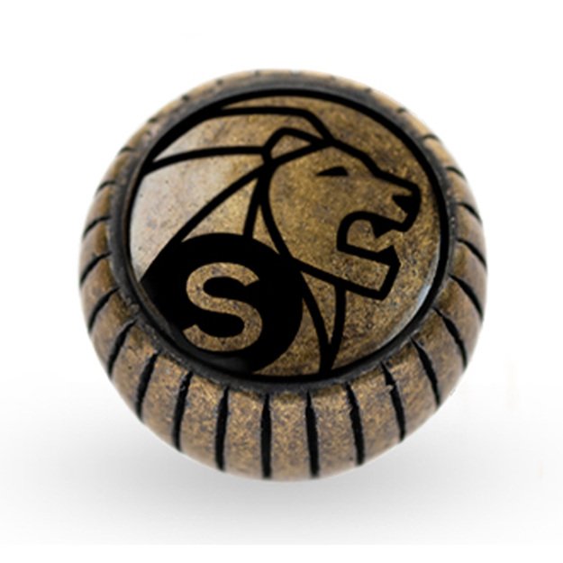 Aged salt grinder cap, (S)