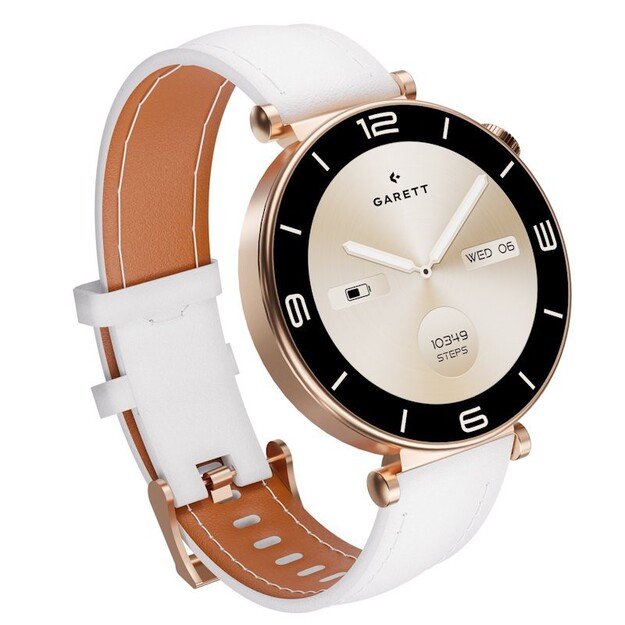 Išmanusis laikrodis su lietuvišku meniu Garett Rose Gold Solid steel 7