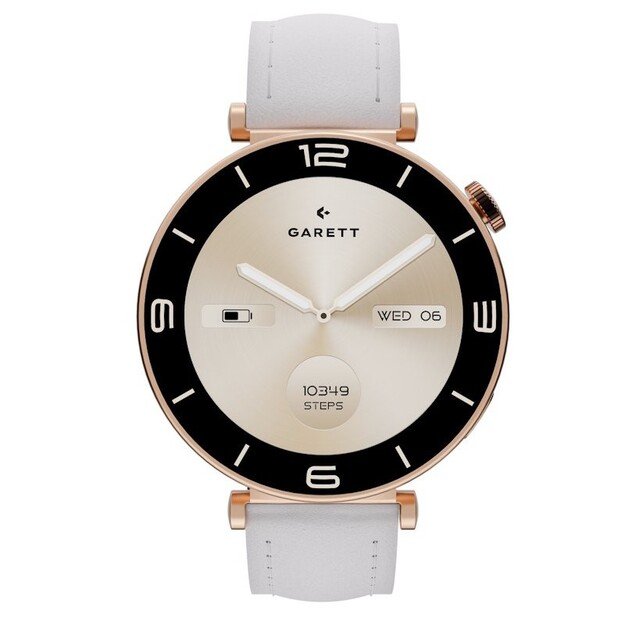 Išmanusis laikrodis su lietuvišku meniu Garett Rose Gold Solid steel 8