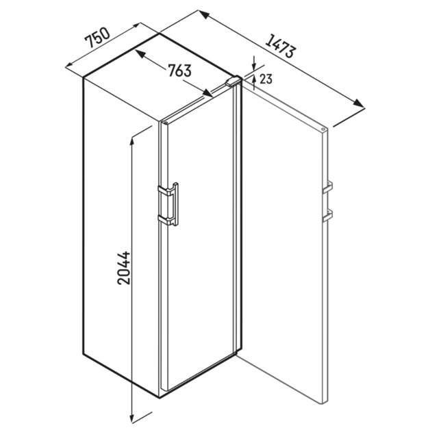 Vyno &scaron;aldytuvas LIEBHERR WFbli 7741