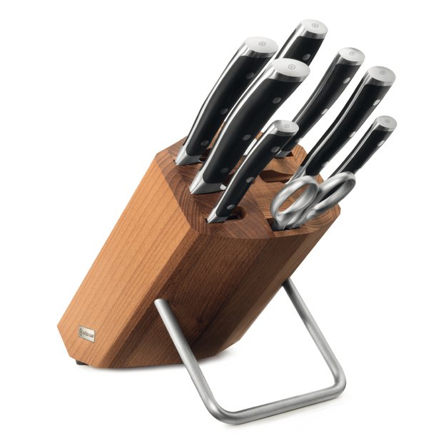 Knife block, 8-piece, Classic Ikon
