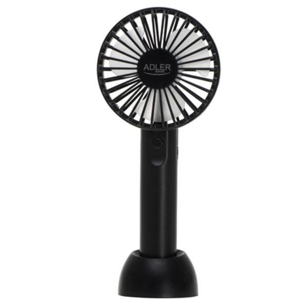 Adler Mini USB Fan | AD 7338 | Desk fan | Black | Diameter 7 cm | Number of speeds 3