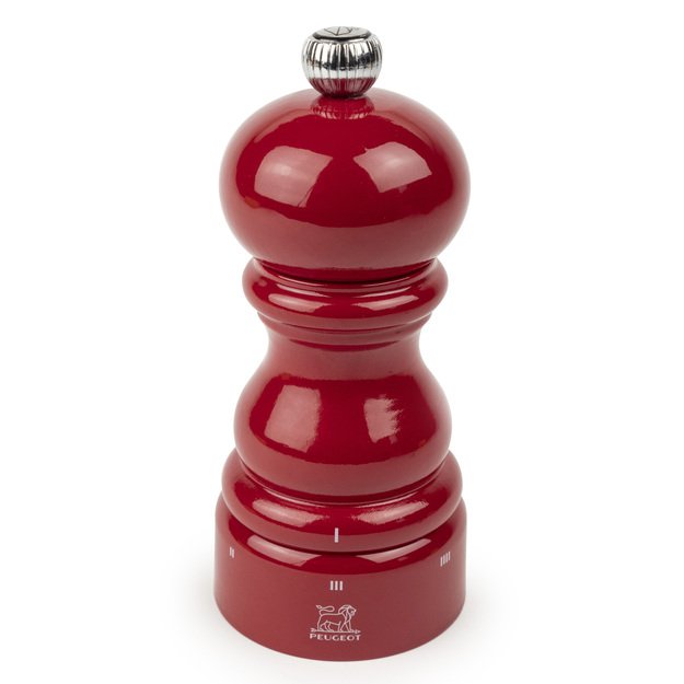 Pepper grinder, 12 cm, Red Passion Lacquer, Paris