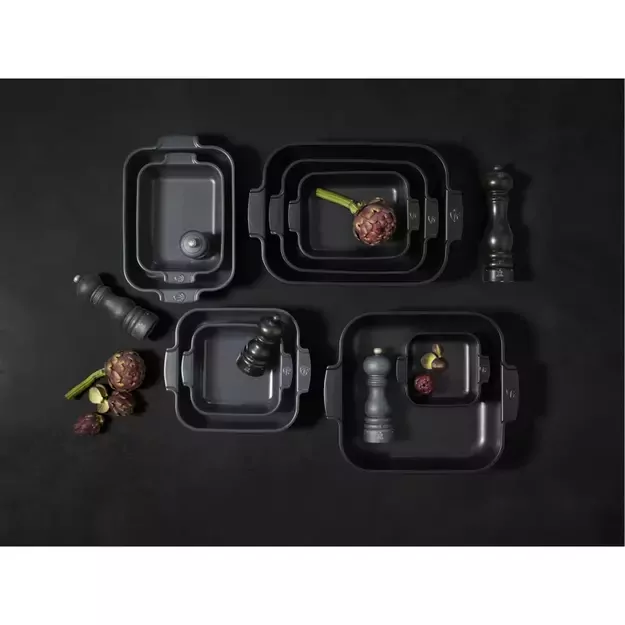 PEUGEOT APPOLIA kvadratinis indas 36 cm juodas 1