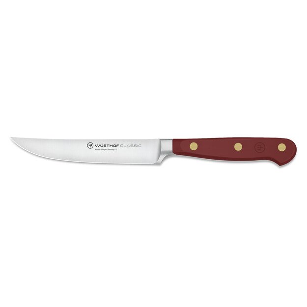 Steak knife, 12 cm, brown, Classic Colour