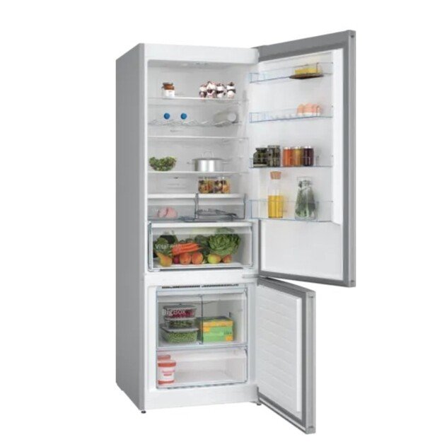 Bosch Serie 4 KGN56XLEB fridge-freezer Freestanding 508 L E Stainless steel 1
