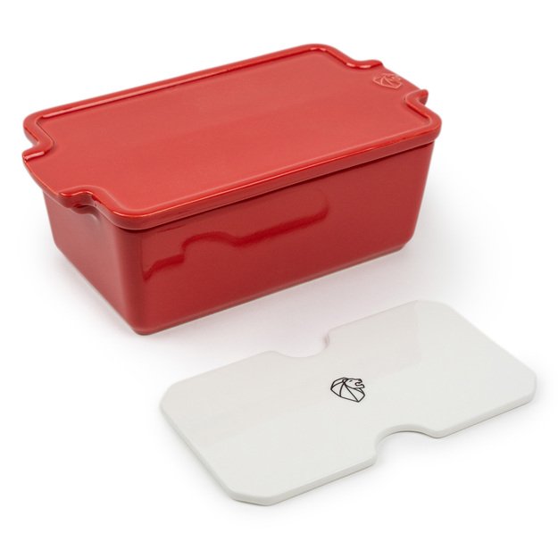Bread dish, 20x11x7.5 cm, red, Appolia
