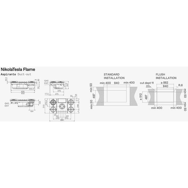 ELICA NIKOLATESLA FLAME EVO GR/A/88 1