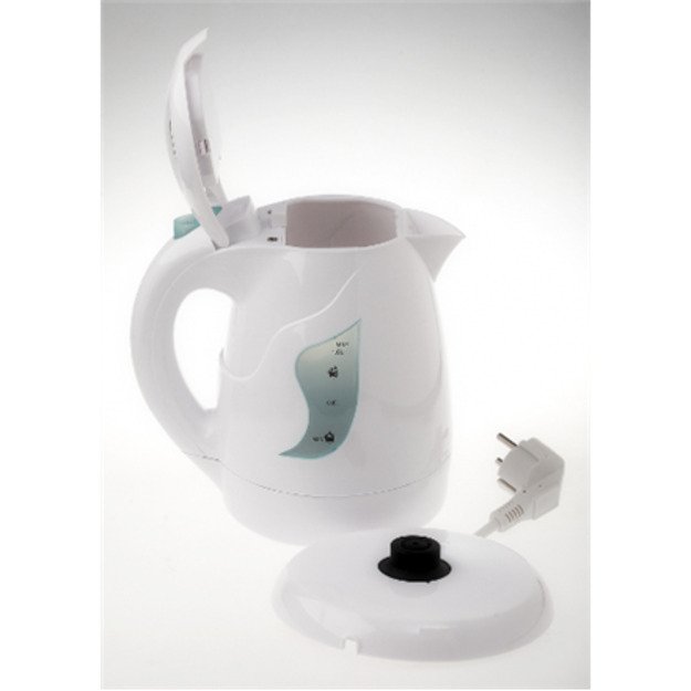 Adler | Kettle | AD 08 | Standard | 850 W | 1 L | Plastic | 360° rotational base | White 1