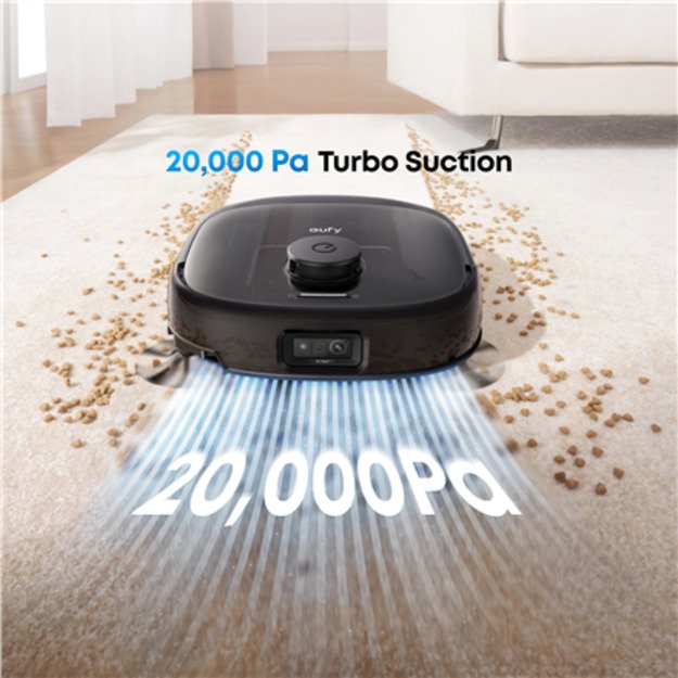 Anker Eufy Robot Vacuum Cleaner | Omni E25 | Wet&Dry | Operating time (max) 180 min | Dust capacity 3 L | 20000 Pa | Black 3