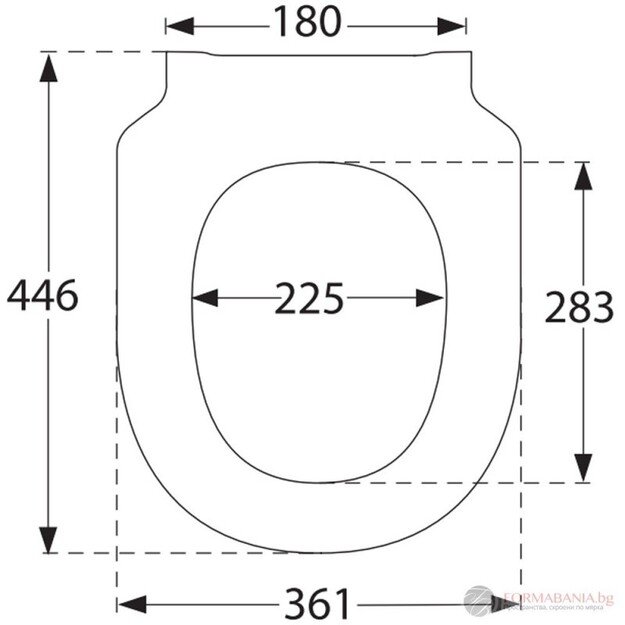 WC dangtis Villeroy ampBoch Subway 3.0 SoftClose, 8M42S101