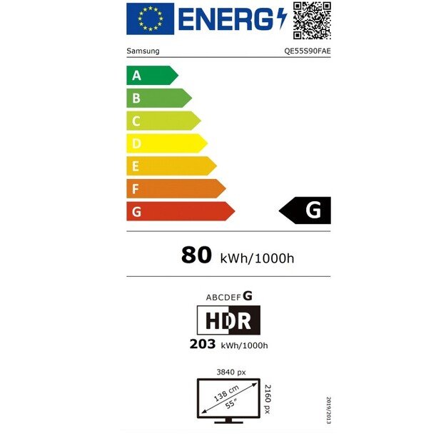 SAMSUNG QE55S90FAEXXH