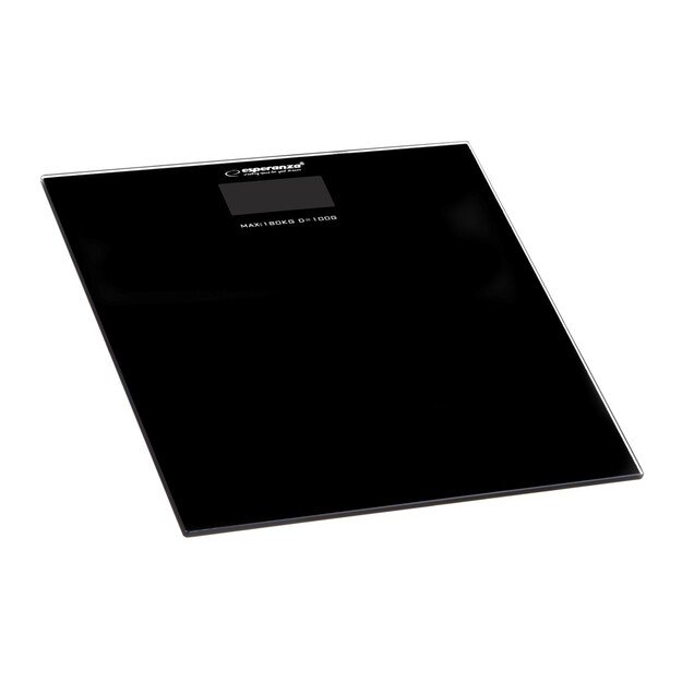Weighing scale bathroom Esperanza Aerobic EBS002K (black color)