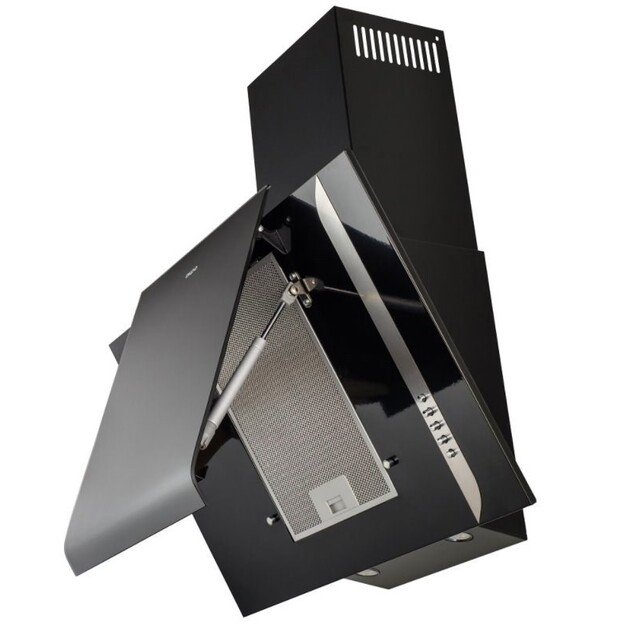 Cooker hood chimney AKPO WK-4 GRAND 60 CZARNY ECO (410,8 m3/h, 600mm, black color)