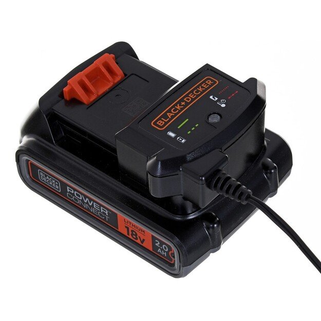 Akumuliatorinis grandininis pjūklas ku. 18V 2,0Ah BLACK+DECKER