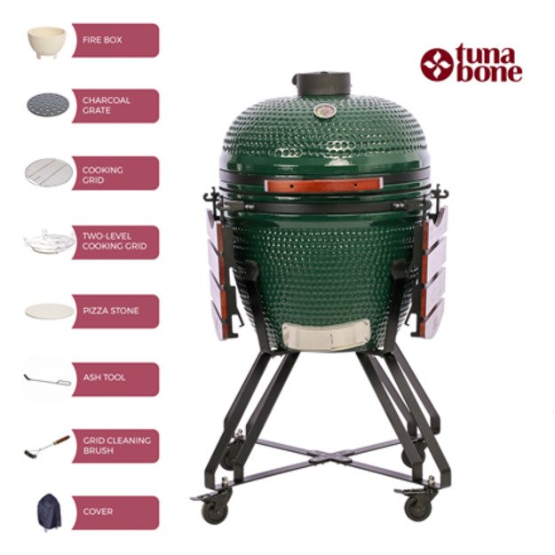 TunaBone | Kamado classic 23  grill | Size L | Green