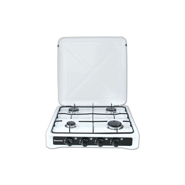 Ravanson K-04T hob Black, White Countertop Gas 4 zone(s)