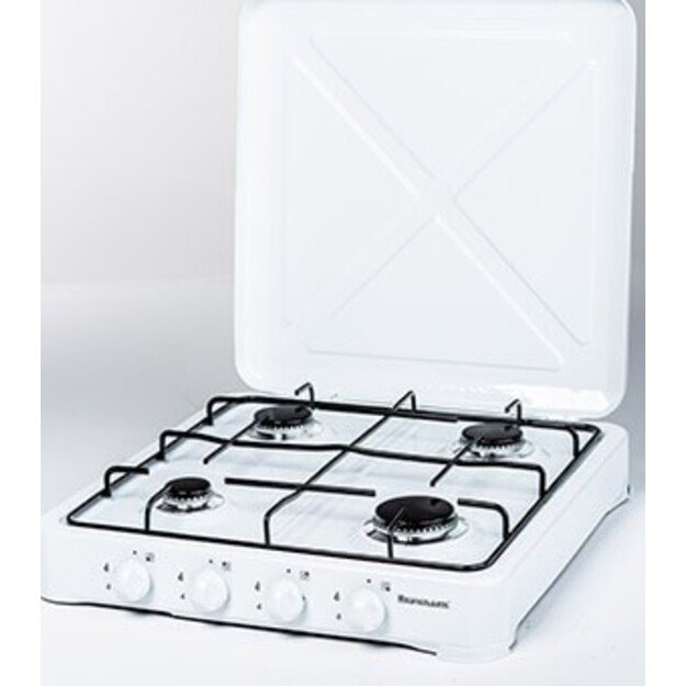 Ravanson K-04T hob Black, White Countertop Gas 4 zone(s)