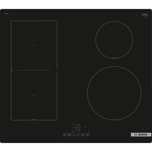 Bosch Serie 4 PVS61RBB5E hob Black Built-in 60 cm Zone induction hob 4 zone(s)