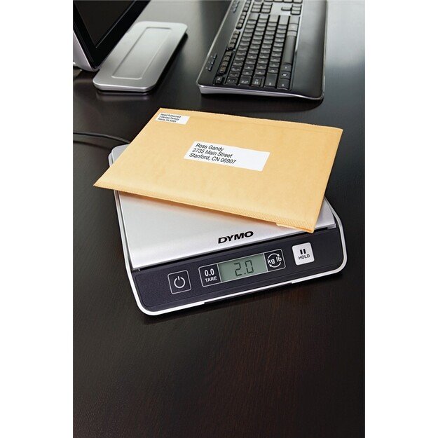 DYMO M10 Electronic postal scale Black, Silver